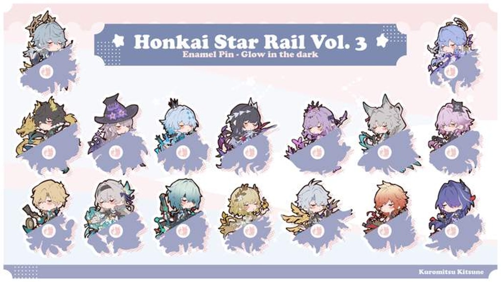 Honkai Star Rail Enamel Pin Vol 3