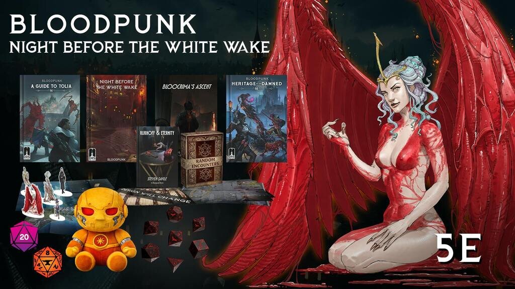 Bloodpunk: Night Before the White Wake - Adventure and VTT