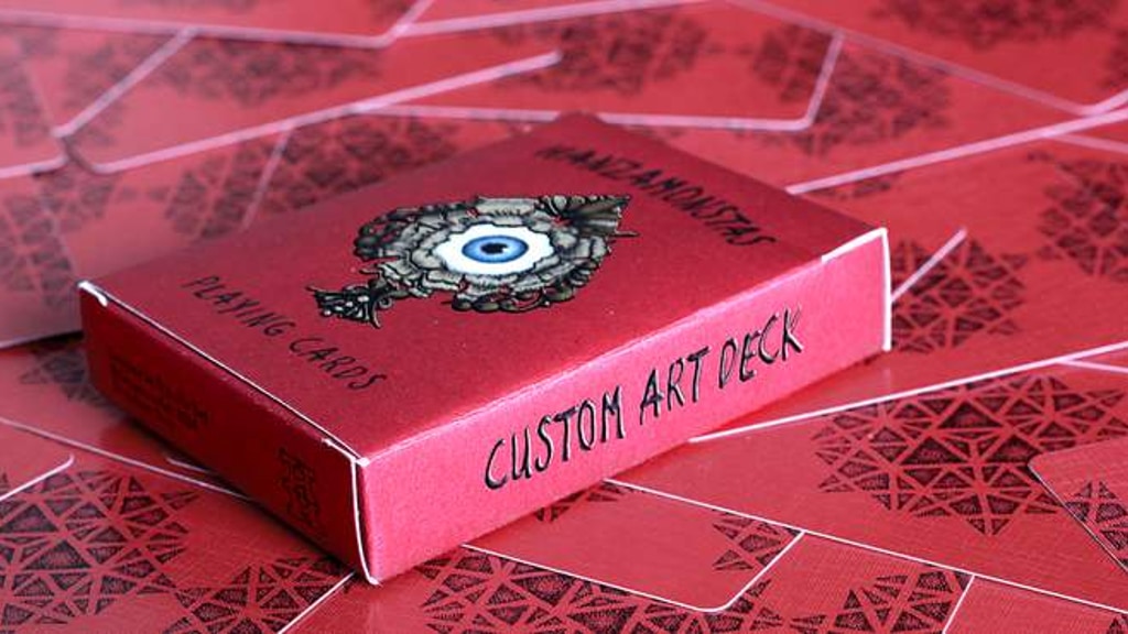 Hanzamonstas Playing Cards: Holographic and Black Gilded