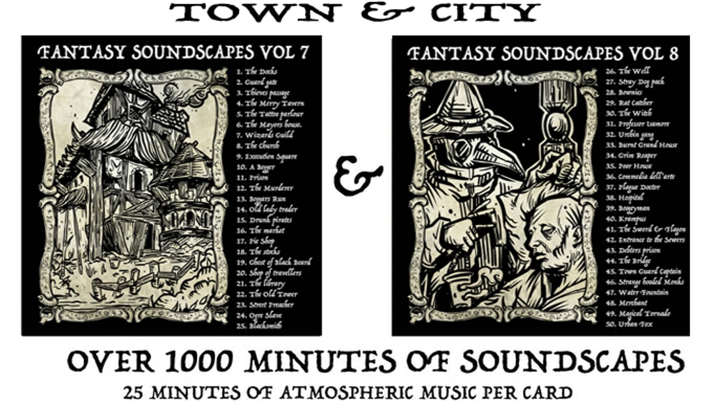 Fantasy Soundscapes Vol 7 & 8 "Town and City"