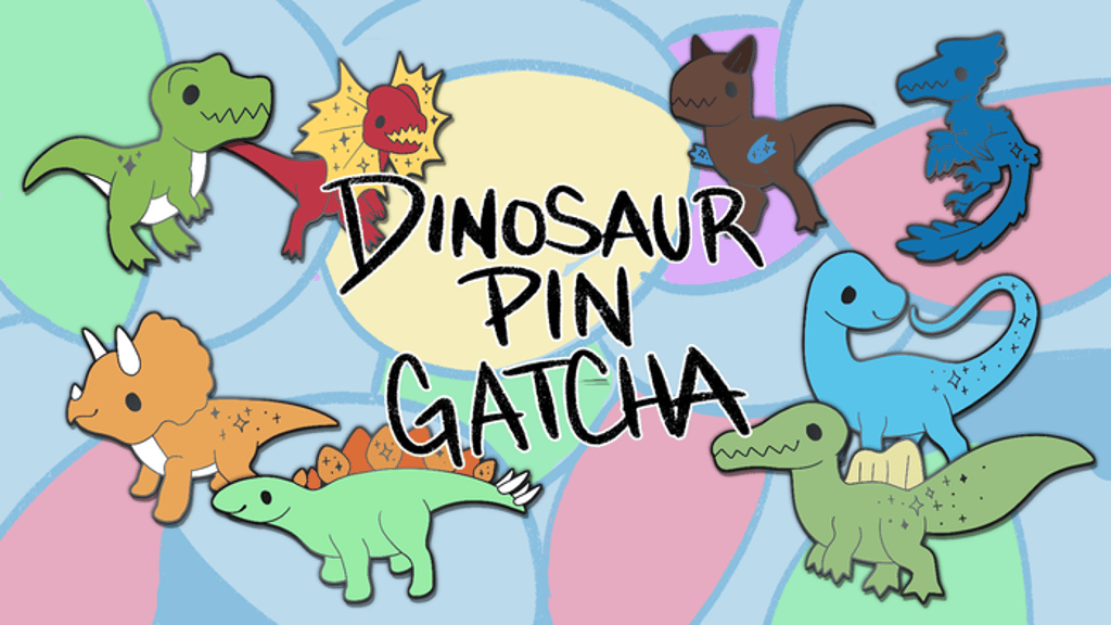 Dinosaur Pin Gatcha