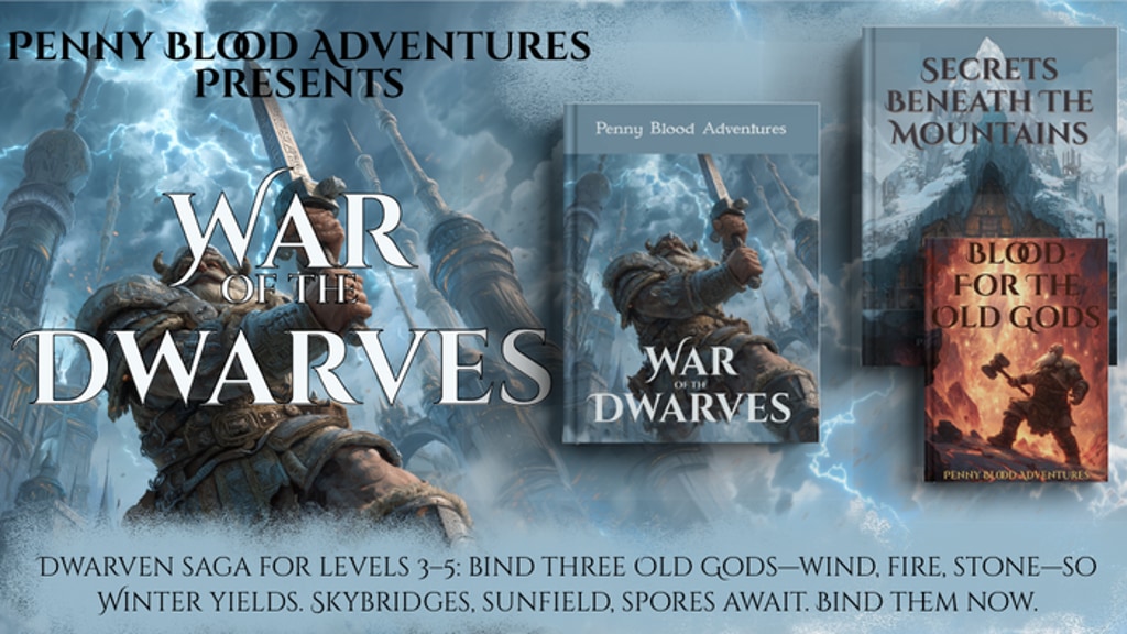 War of the Dwarves, a 5e adventure