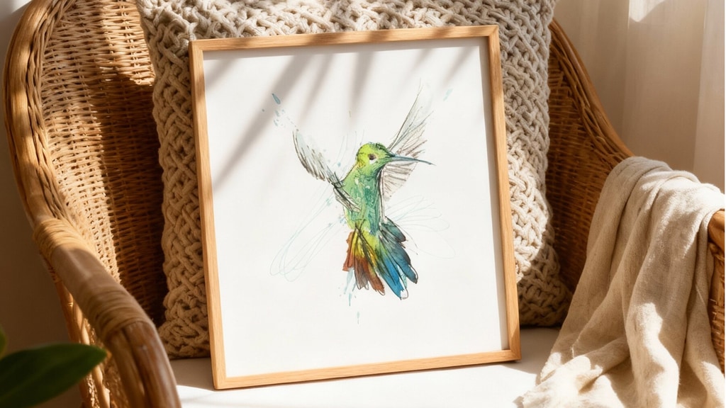 Free as a Bird - A Hummingbird print in 3 sizes