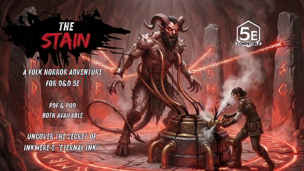 THE STAIN: A Folk Horror Adventure for D&D 5e/2024