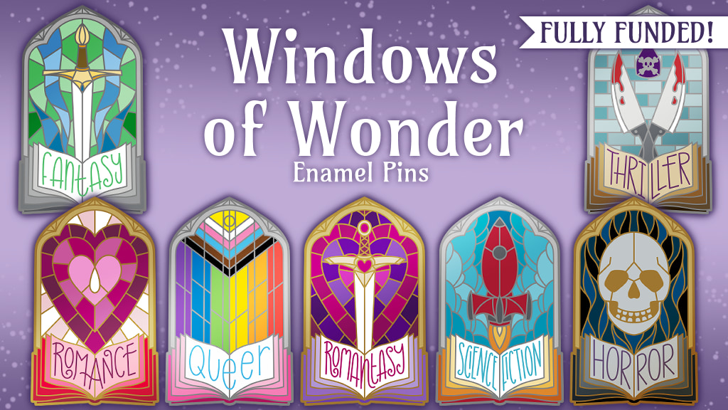 Windows of Wonder Enamel Pins