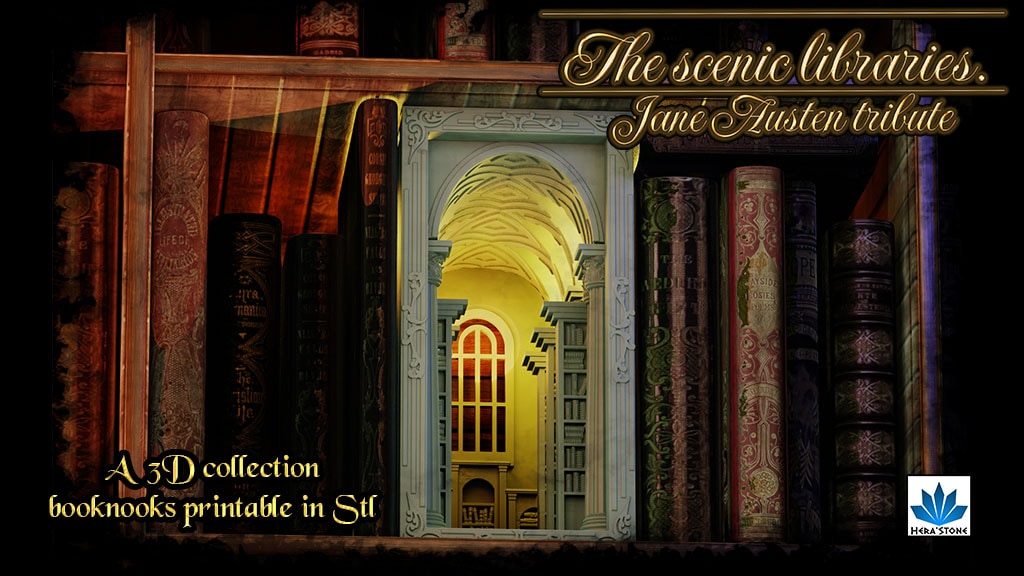 The scenic libraries. Jane Austen tribute
