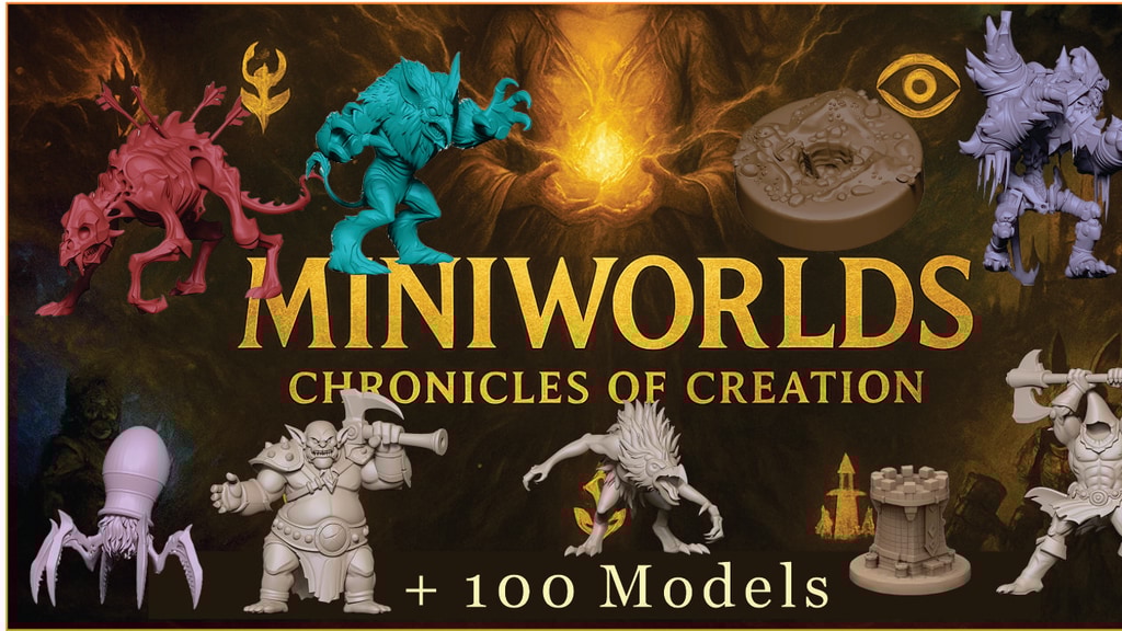 MiniWorlds - Chronicles of Creation STL files Miniatures