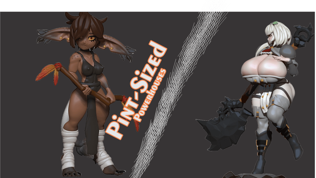 Pint-Sized Vol 4 Female minis & Collectables stl files