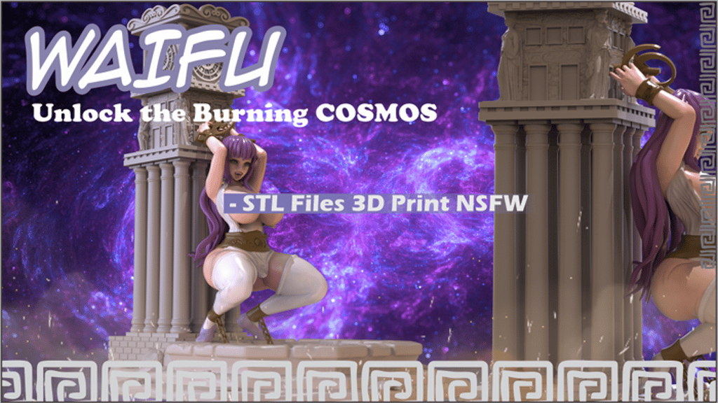 Waifu Unlock the Burning COSMOS - STL Files 3D Print NSFW