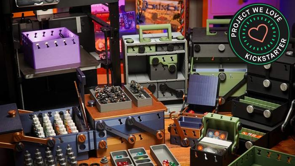 Modi Boxi: 3D printable storage solution for tabletop gamers