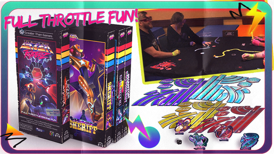 Lazer Ryderz! The Totally Rad Tabletop Racing Game!