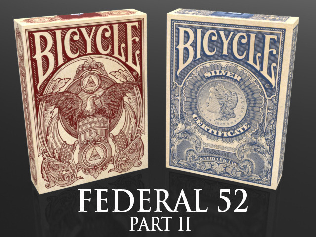 Federal 52 Part 2 -  A NEW Bicycle Playing Card Deck.