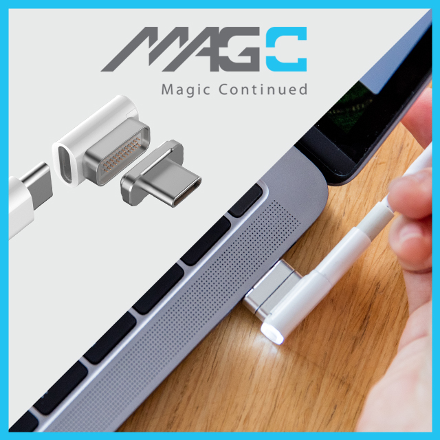 Preorder MagC: Stylish Upgrade for USB-C, Resurrect MagSafe on BackerKit