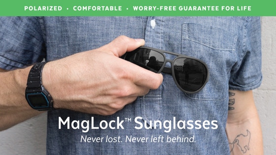 MagLock Sunglasses | Gravity-defying shades you won’t drop