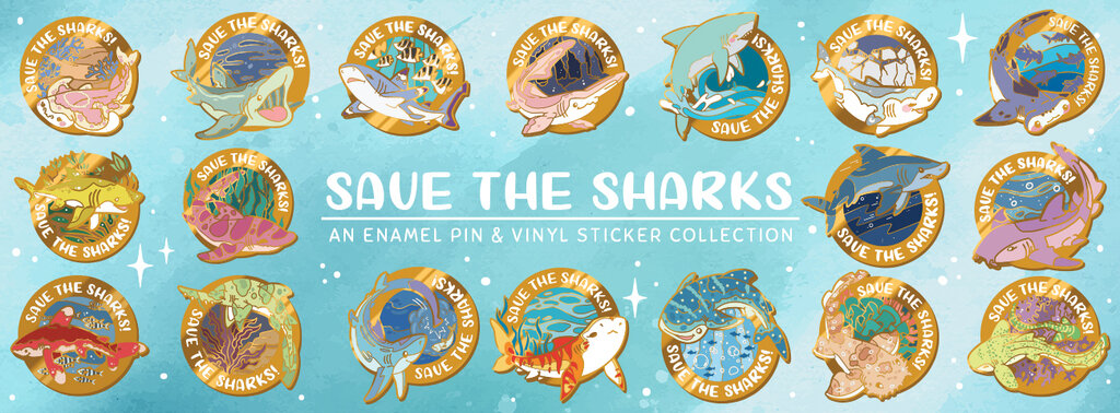 Project Updates for Save the Sharks Enamel Pins on BackerKit Page 4