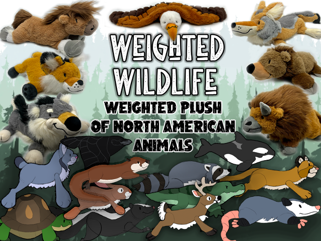 Weighted Wildlife Animal Weighted Plush Series by Nathaniel Manns —  Kickstarter