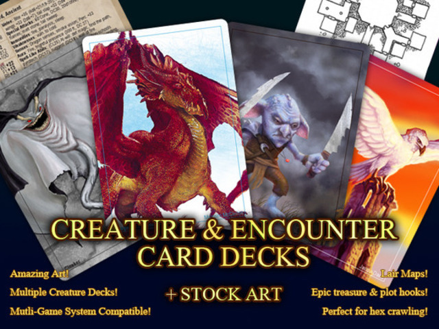 Creature & Encounter RPG Card Decks