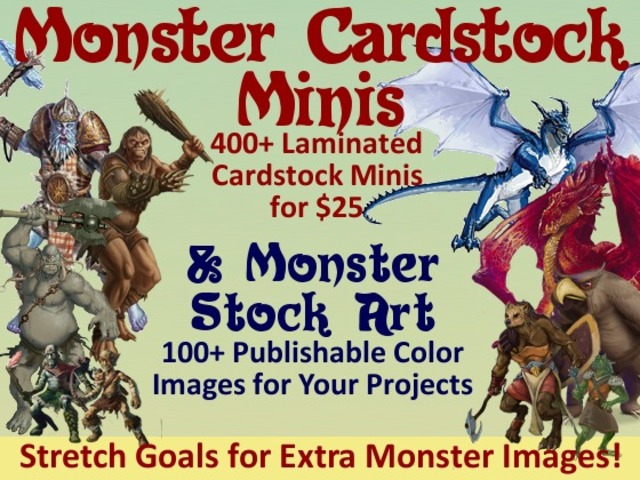 Monster Stock Art & Minis