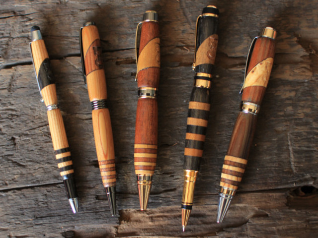 Handcrafted Reclaimed Wood Pens