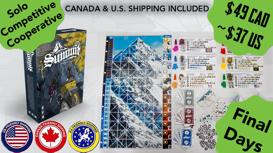 SUMMIT The Board Game- Mountaineering Mayhem & Killer Karma
