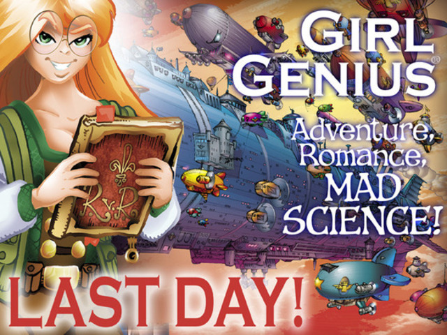 Girl Genius Volume 12 Printing and Reprint Frenzy!