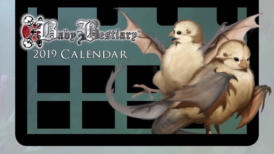 Baby Bestiary 2019 Calendar