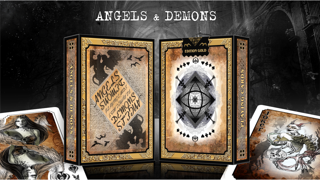 Angels and Demons - Art Playing Cards