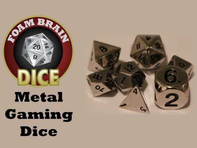 Foam Brain Dice: Metals