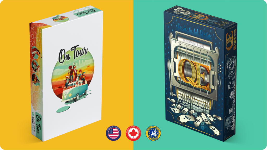 QE and On Tour - Board Games Reprint