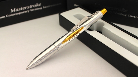 Airfoil Click Pen: Aviation Inspired, for gel & rollerball